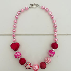 LOVE ALWAYS PINK BUBBLEGUM NECKLACE